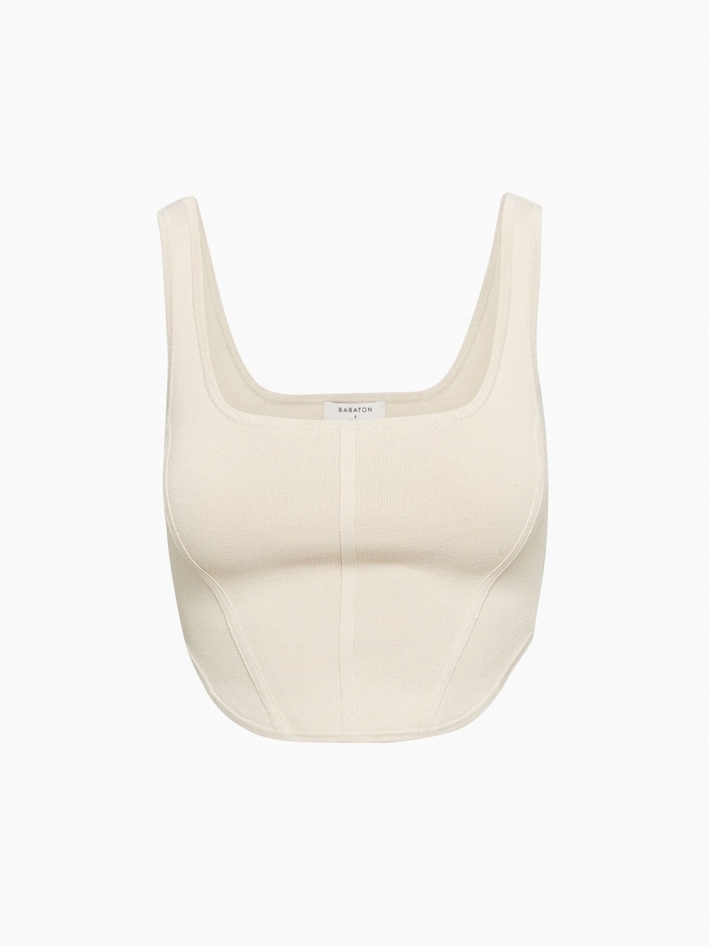 Aritzia babaton sculpt knit bustier top medium